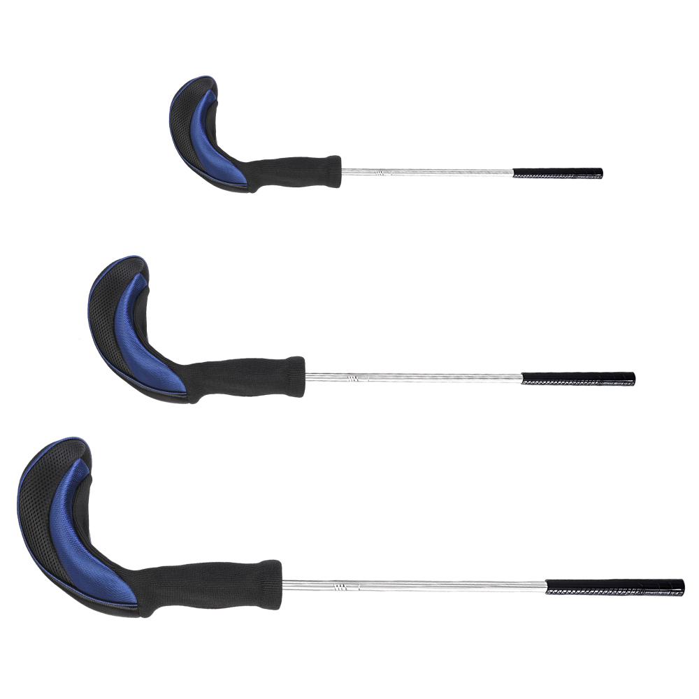 3PCS Golf Club Head Covers Set Driver 1 3 5 Fairway Woods Headcover Blue