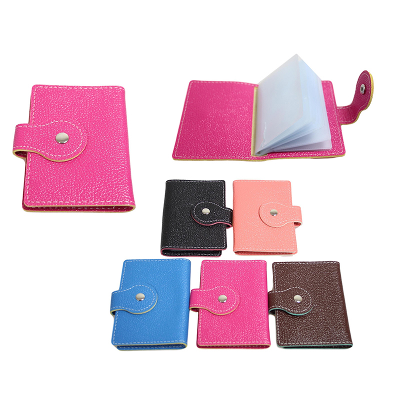 Stylish Credit Card Holder Book Design Easy Organization 10 x 8 cm Random Colour