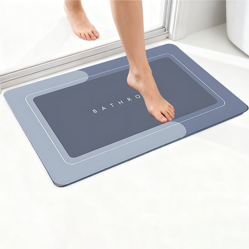 Anti-Slip Bath Mat Super Absorbent Quick-Dry Random Colour