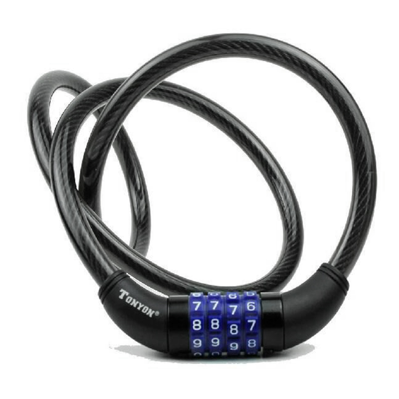 4-Digit Heavy Duty Bike Lock Secure Combination Security for Bicycles Bike