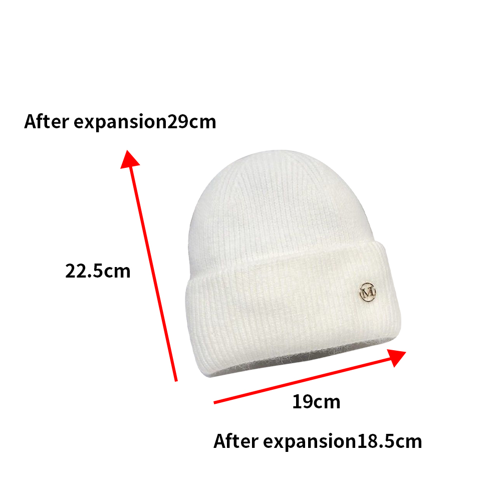 Ladies Beanie Hat Warm Fleece Lined R40 Thermal Insulation Black