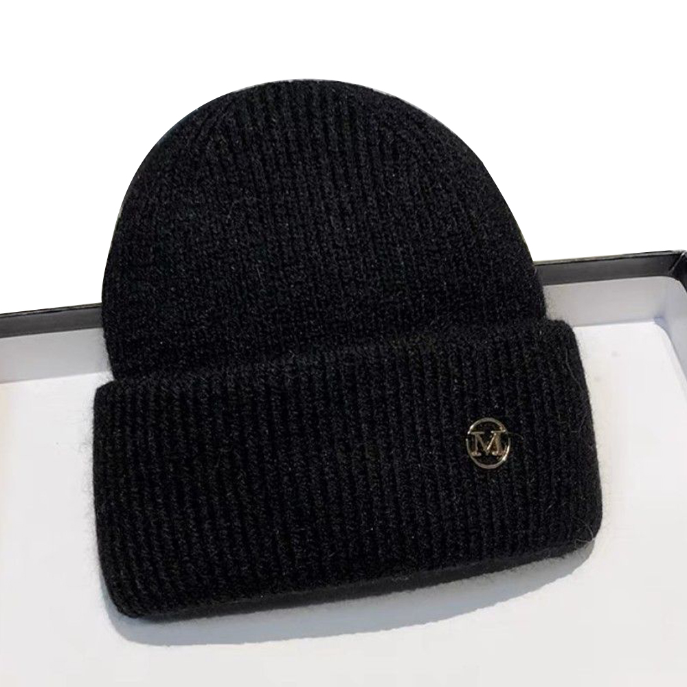 Ladies Beanie Hat Warm Fleece Lined R40 Thermal Insulation Black