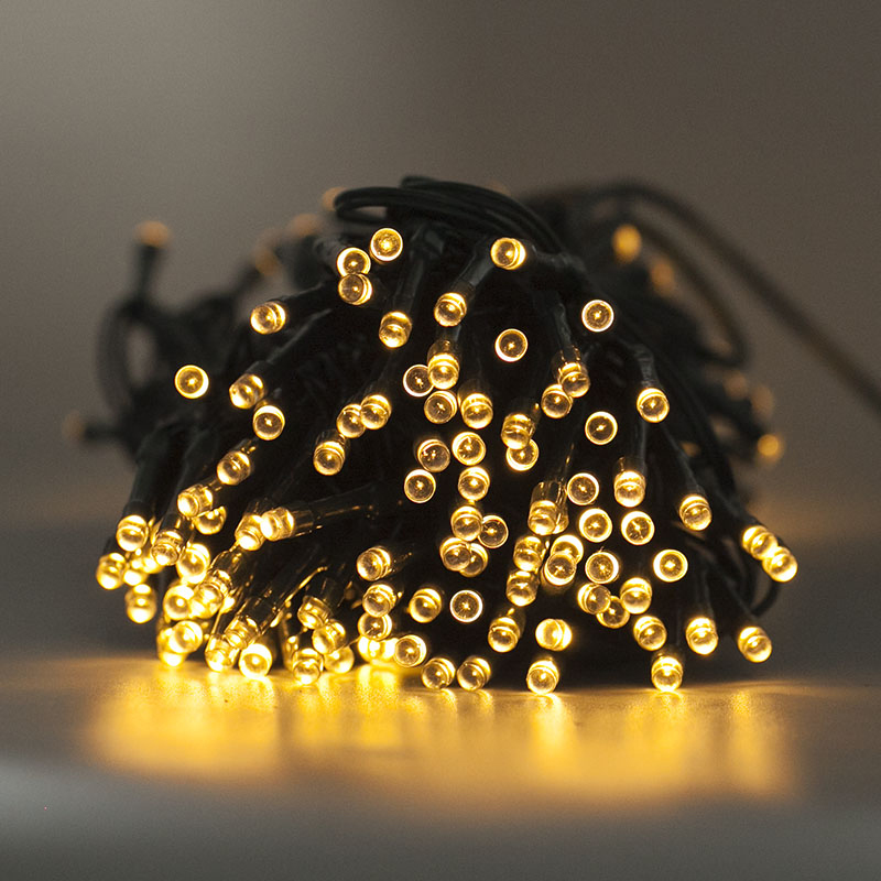 Solar Warm light Fairy Lights String with 500 LED lights Xmas Gifts 50m