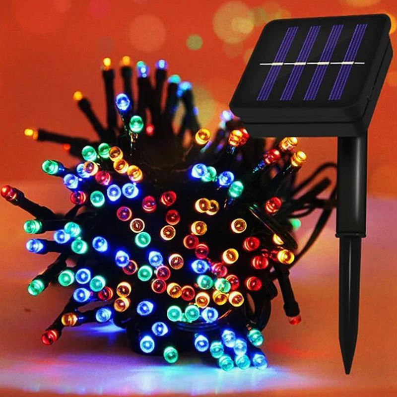 Solar Warm light Fairy Lights String with 500 LED lights Xmas Gifts 50m