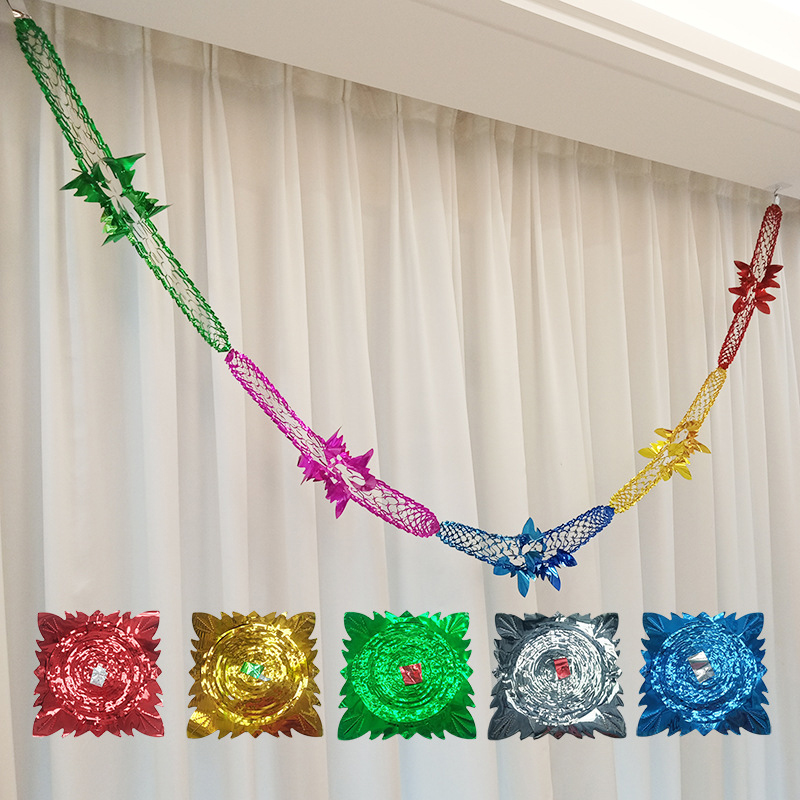 Christmas Gifts Birthday Foil Garland Decoration Banner 2.3M