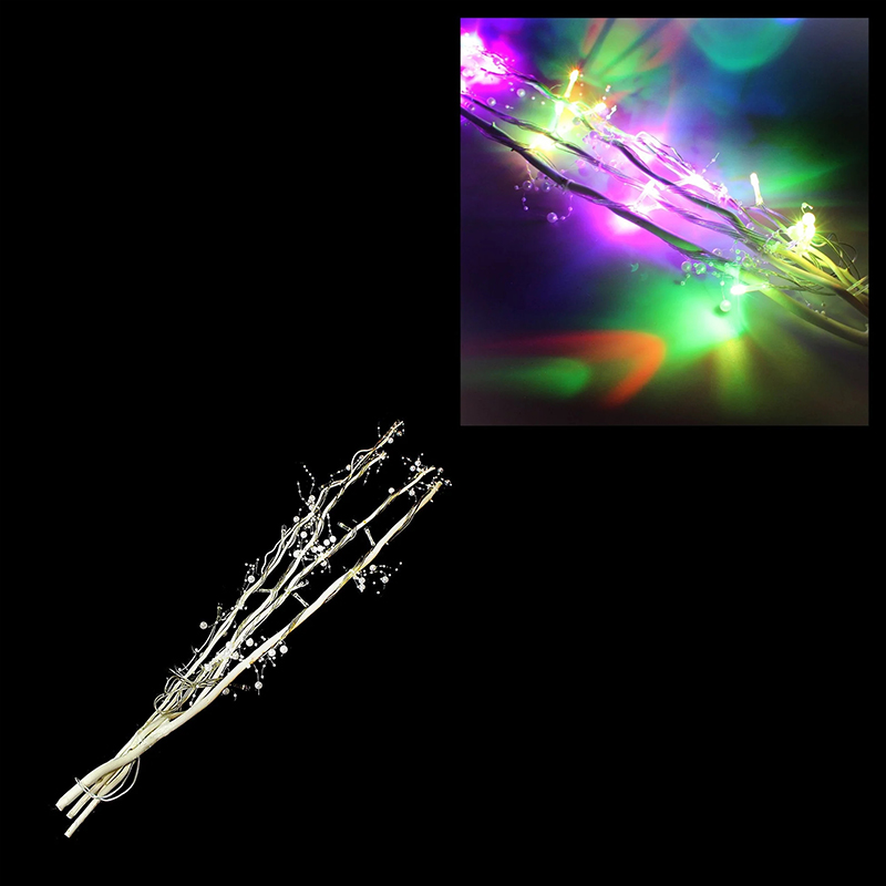 Multicolour LED Christmas Twigs 57cm Gifts