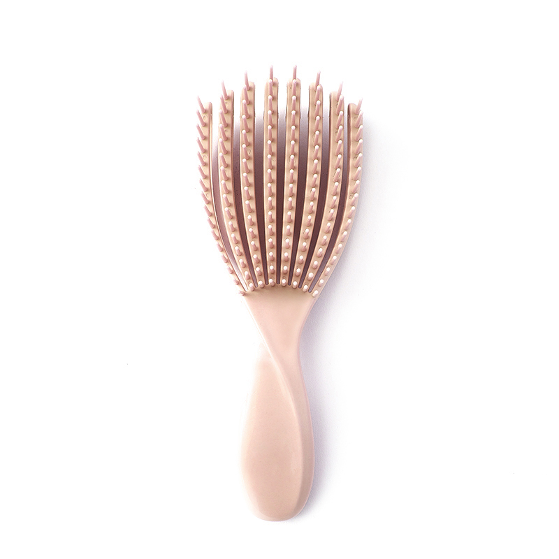 Shell Shaped Detangling Hair Brush for Wet Dry Salon Random Sent