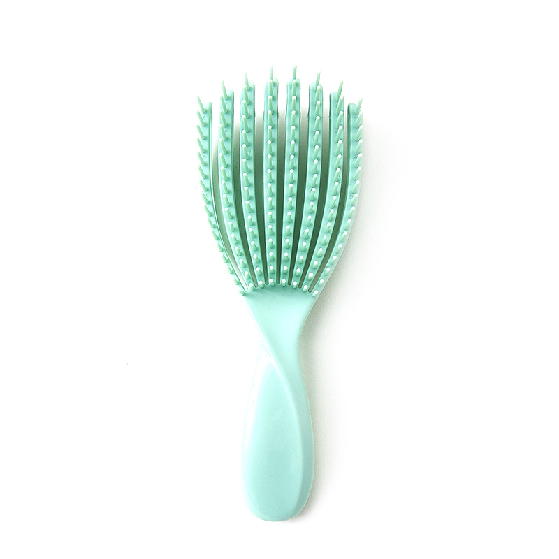 Shell Shaped Detangling Hair Brush for Wet Dry Salon Random Sent