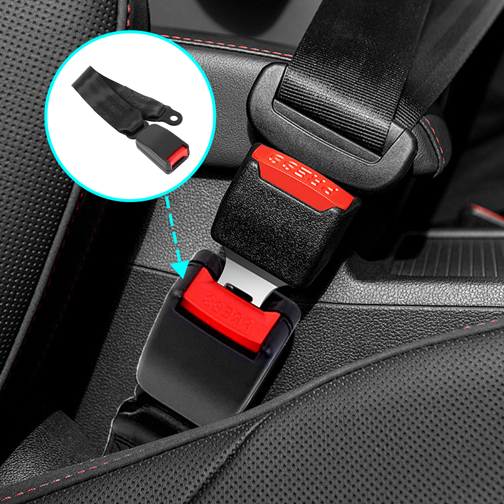 45cm Universal Car Safety Seat Belt Buckle End Socket Connector Camlock