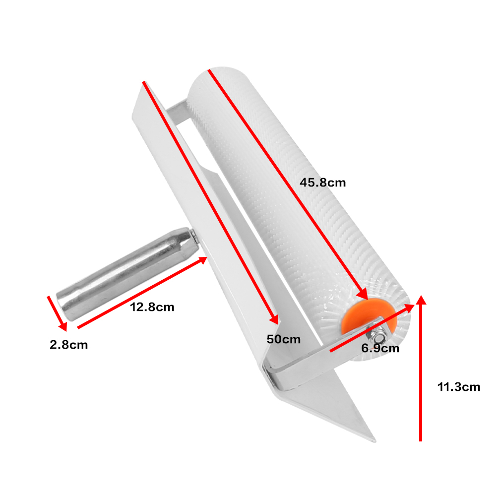 Spiked Roller Aeration 500mm Self Levelling Screed Flooring