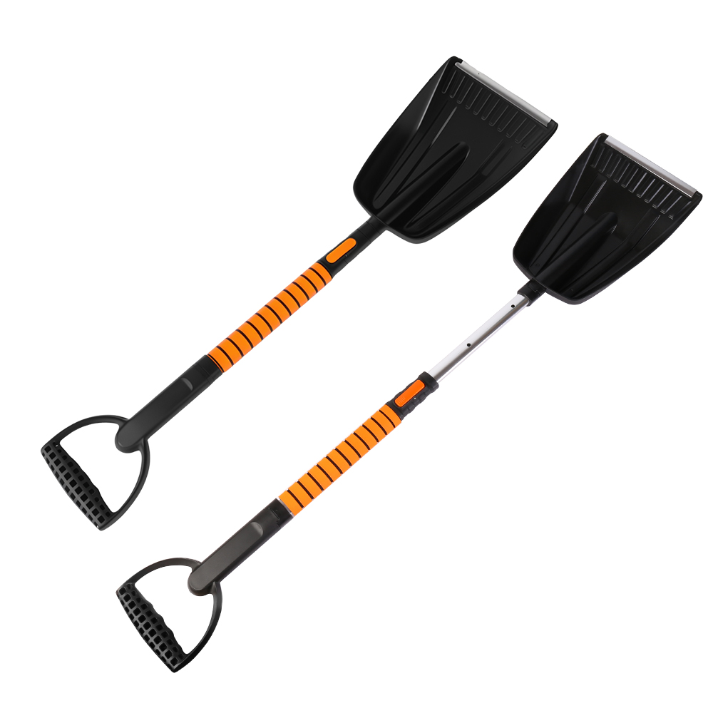 Extendable Windscreen Ice Scrapper 2 in 1 Snow Brush Soft Grip