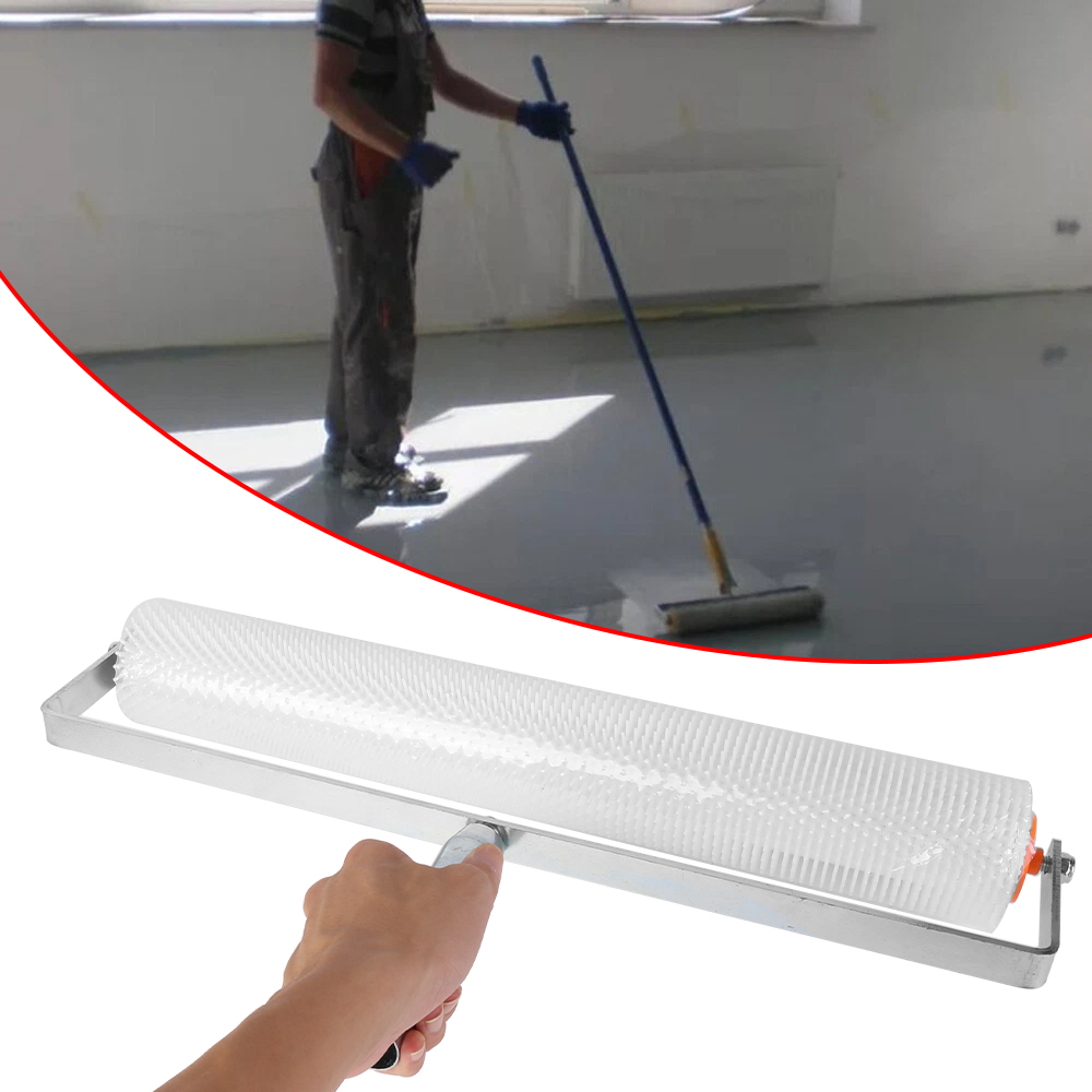 Spiked Roller Aeration 500mm Self Levelling Screed Flooring