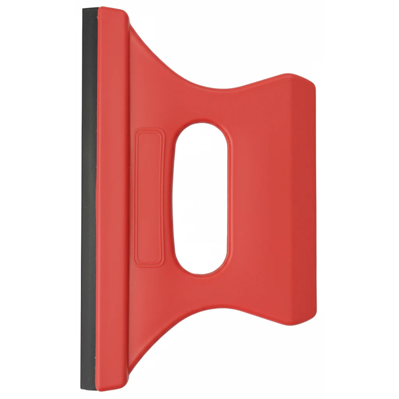 Car Vehicle 2 in 1 Window Ice Frost Scraper Rain Stain Remover 14 x 8.5cm Assorted Sent