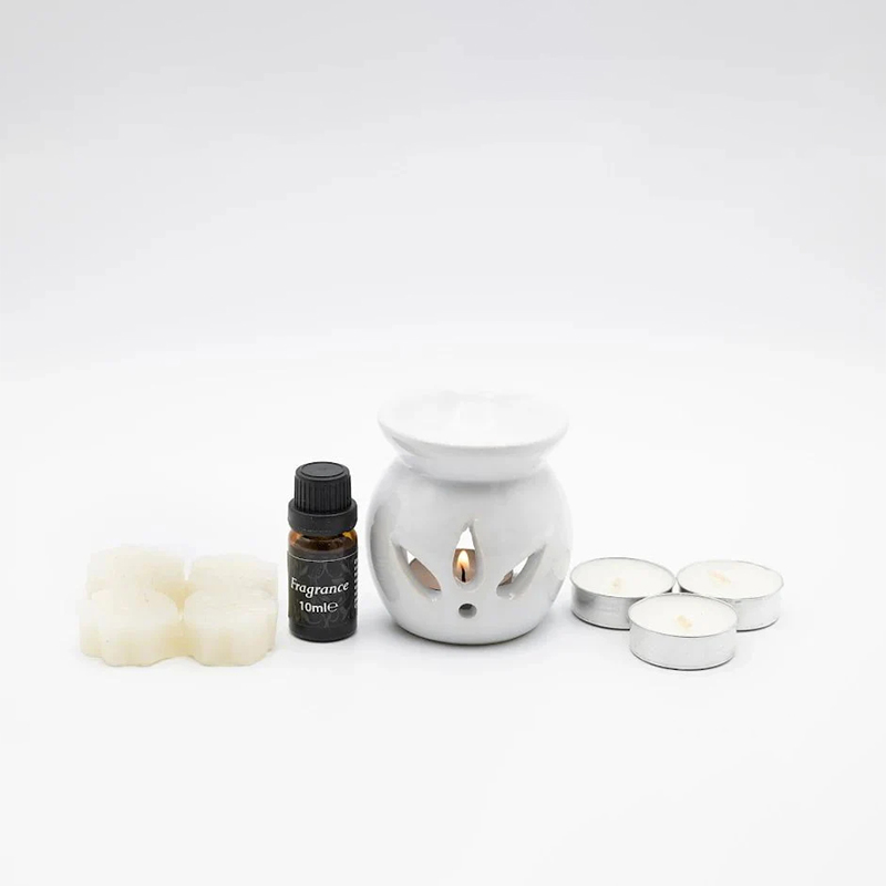 Ceramic Oil Burner Set Burner Includes Oil Wax Tea Lights Burner