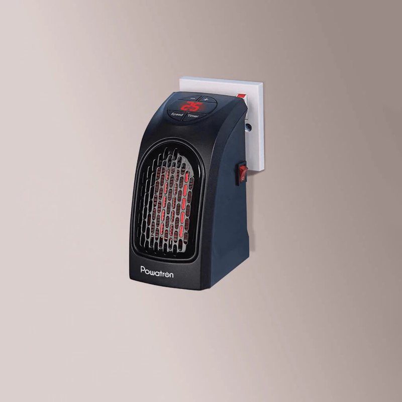 DGI Powatron Plug In Heater Home Use 400W 12.4 x 16.05 x 8.55 cm