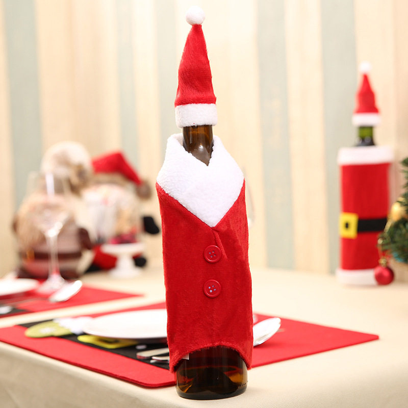 Christmas Santa Wine Bottle Cover 25 cm Xmas Gifts