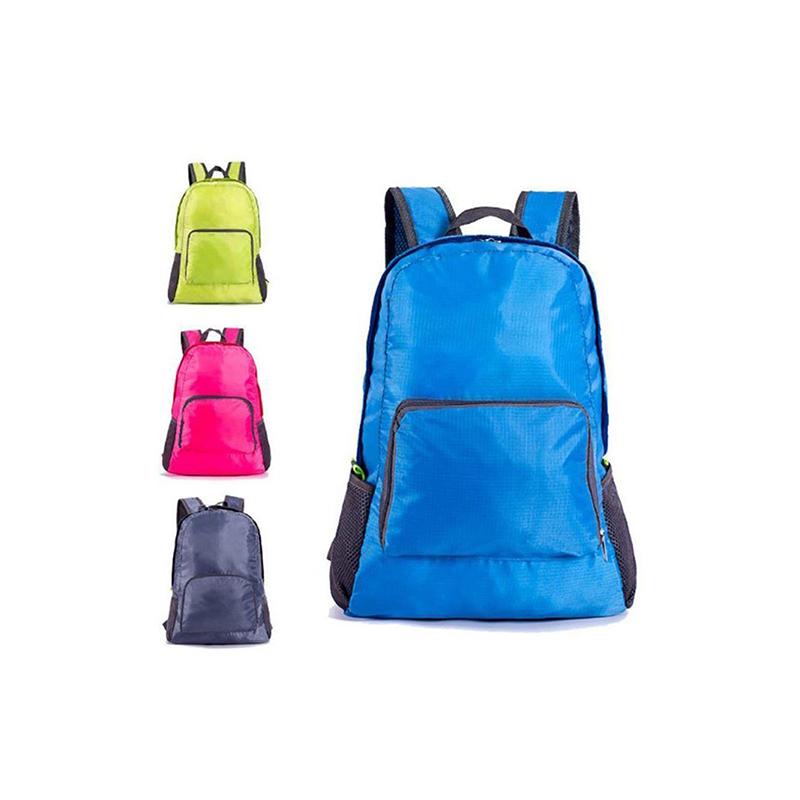 Foldable Nylon Backpack 42 x 30 x 16 cm Lightweight Daypack Assorted Colours Random Sent