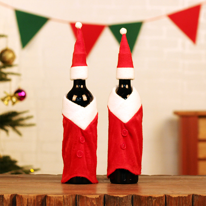 Christmas Santa Wine Bottle Cover 25 cm Xmas Gifts