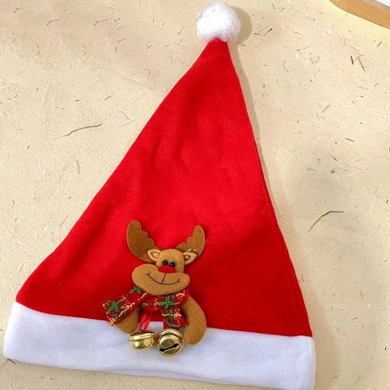 Festive Red Christmas Santa Hat One Size Assorted Designs Gift