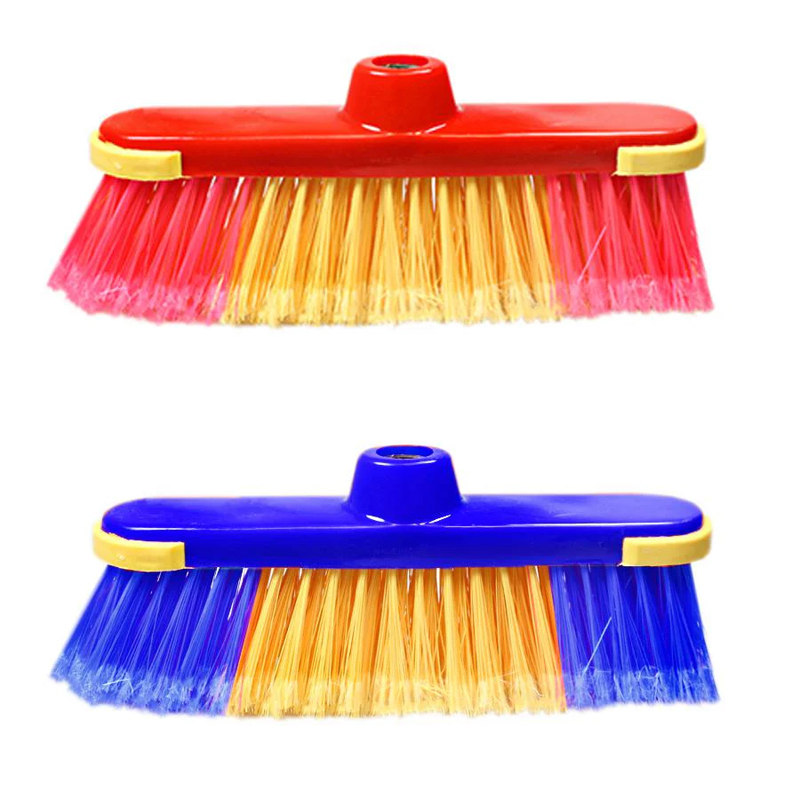 Cleaning Brush Broom Head Plastic Broom Head 26cm Random Colours