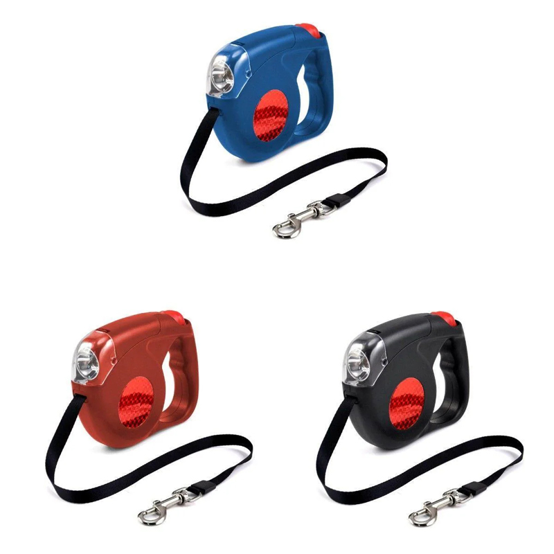 Dog Retractable Leash Lead 4.5m Assorted Colours