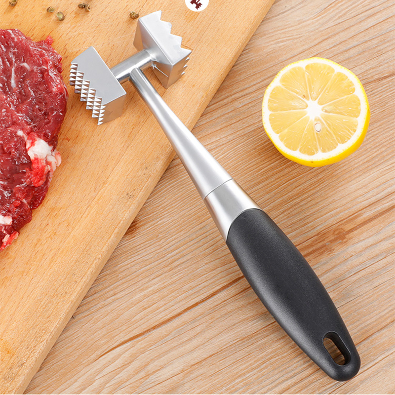 Metal Two Sided Meat Hammer Tenderiser Kitchen 21 cm
