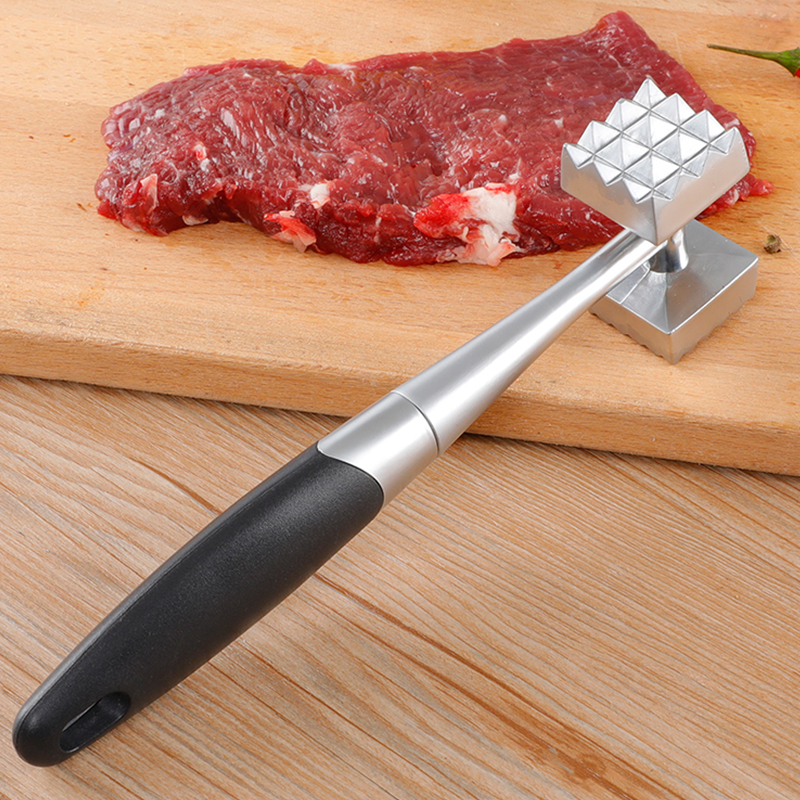 Metal Two Sided Meat Hammer Tenderiser Kitchen 21 cm