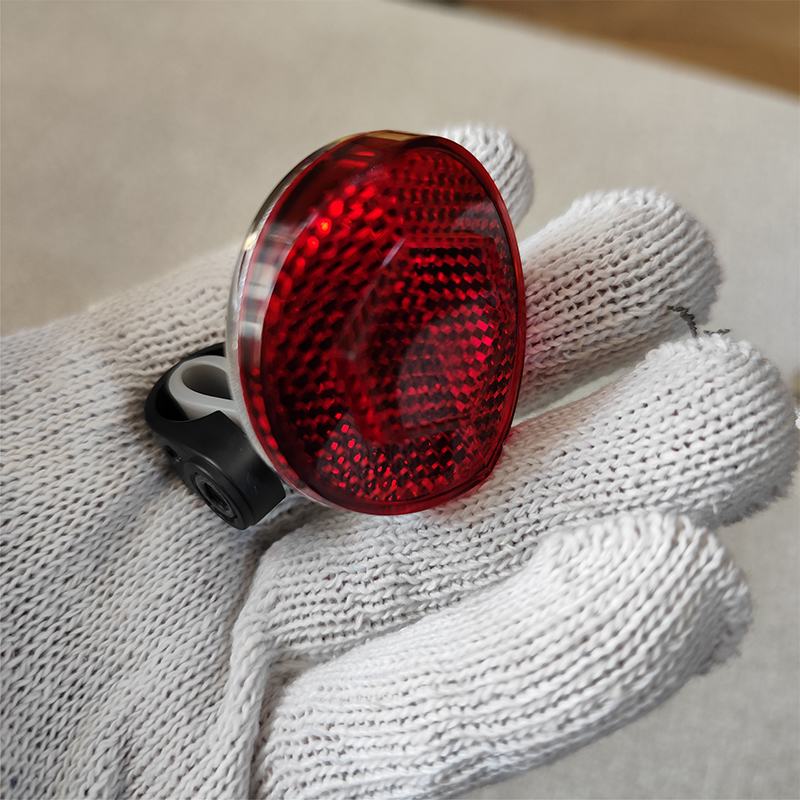 Round Bicycle Bike Reflector Rear Red Motorbike Reflector with Bracket