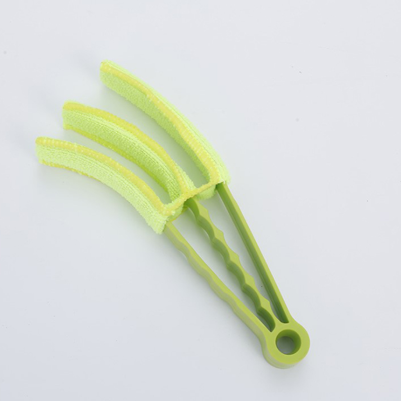 3 in 1 Microfibre Blinds Cleaner Duster 20cm Washable Brush Random Colour