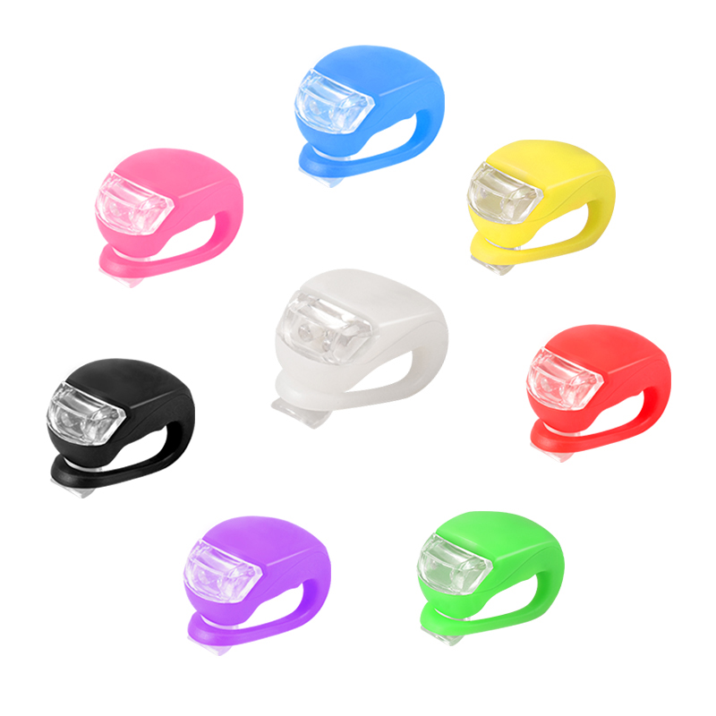 Random Colour LED Bike Light Set Included Bike Headlight and Taillight for All Bikes