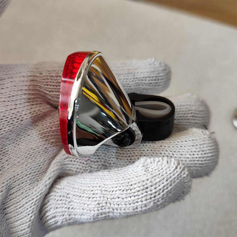 Round Bicycle Bike Reflector Rear Red Motorbike Reflector with Bracket