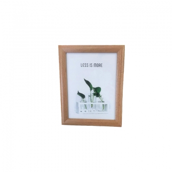 Wooden Stylish Photo Frame A4 Document 21 x 29.7 cm Assorted Colours Random sent