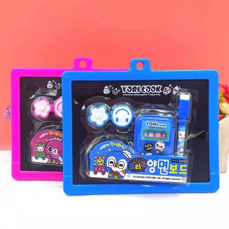 Magnetic Writing Board Set Erasable Drawing Panel with Marker Cartoon Random Color 20 x 16cm