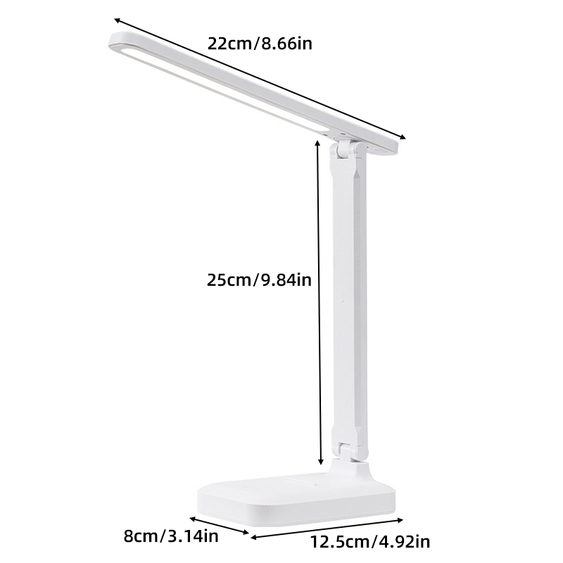 Lamp LED Desk Lamp with Phone Holder Rechargeable Reading Lamp Study Light T60 Random Color