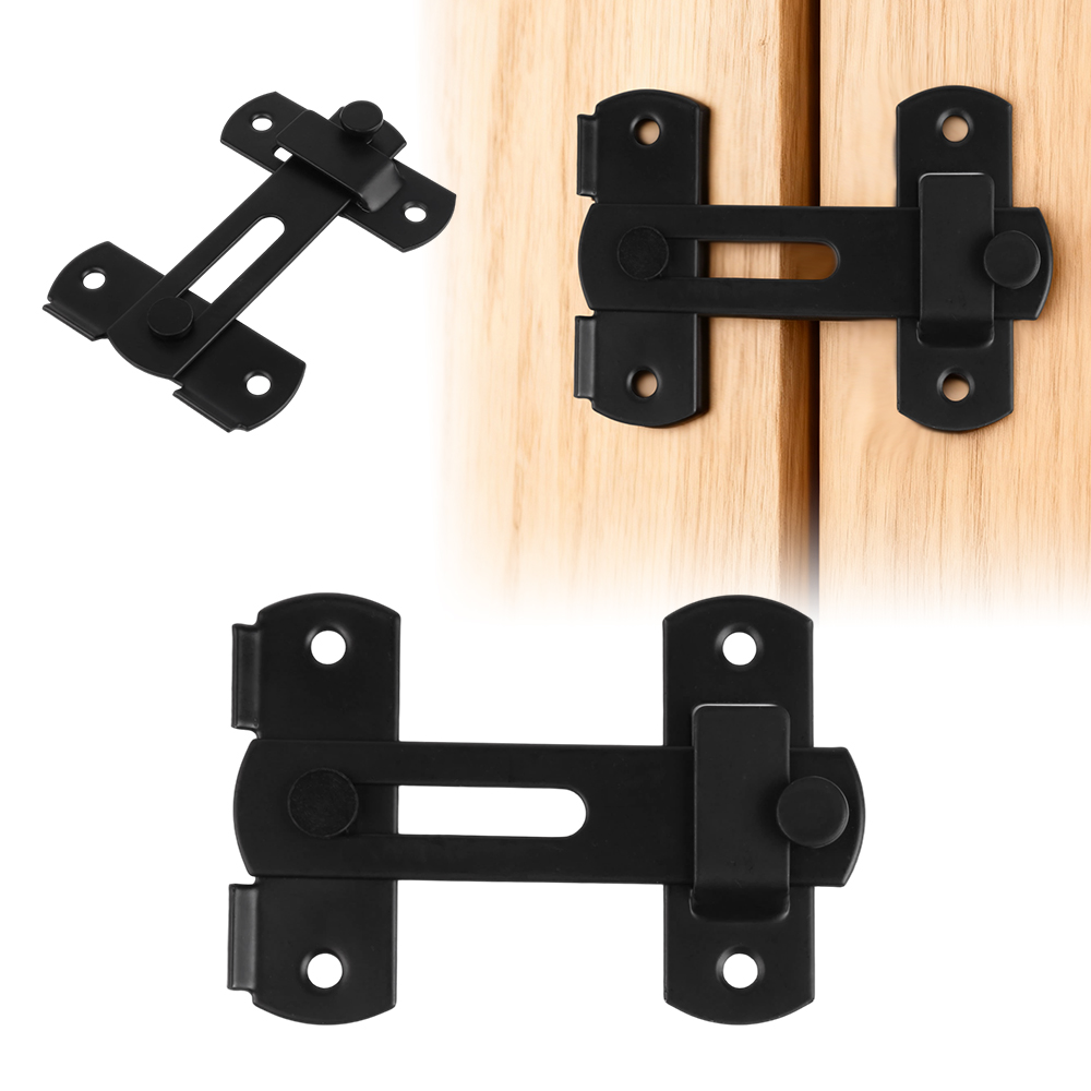 180 Degrees Flip Sliding Barn Door Lock Latch Door Bolt Latch Buckle