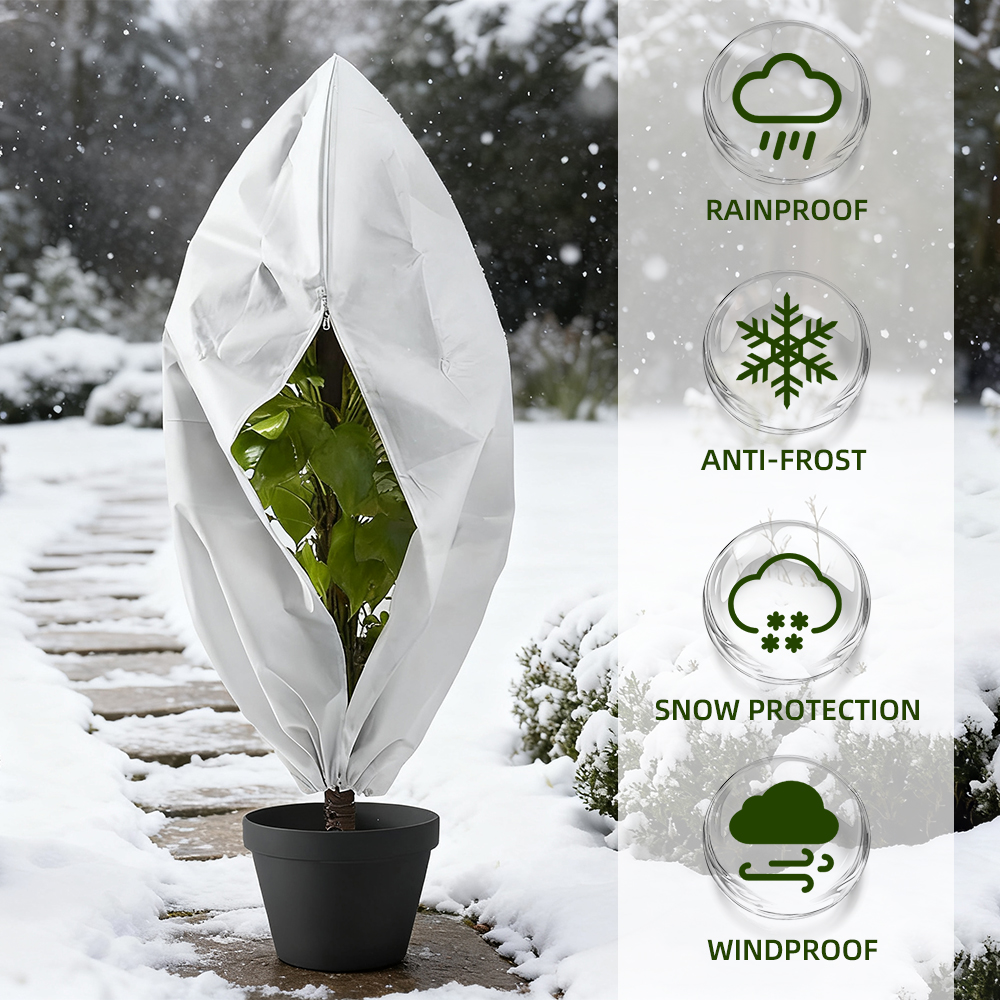 Frost Protection Fleece Plant Covers Jacket 80 x 100cm