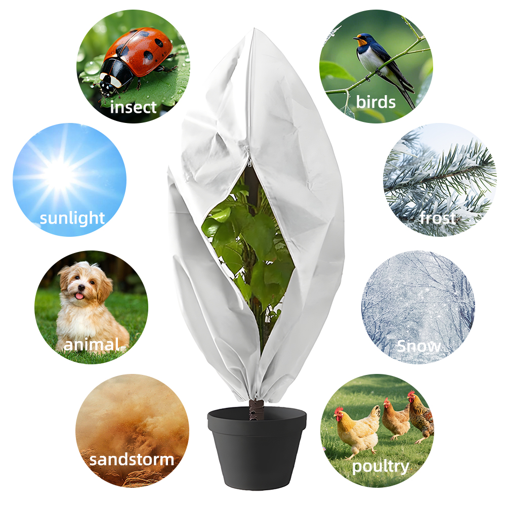 Frost Protection Fleece Plant Covers Jacket 80 x 100cm