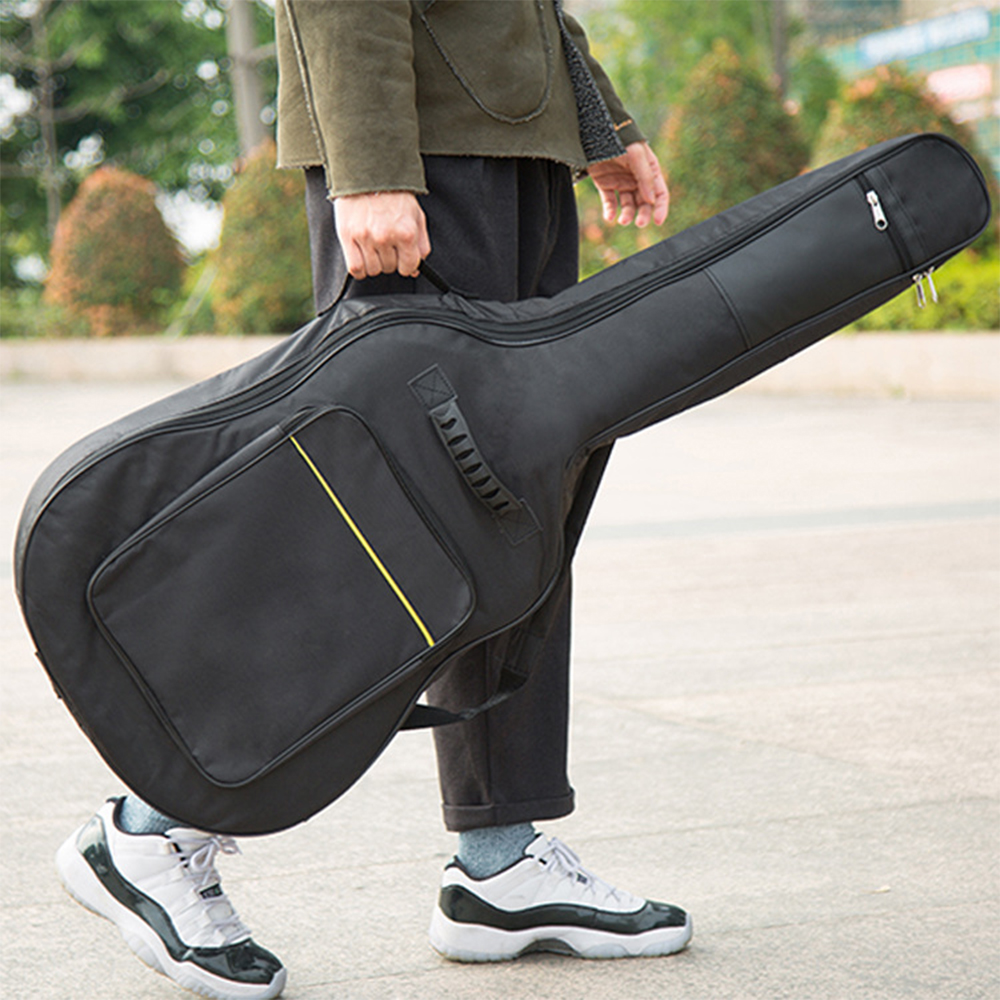 41 Inch Guitar Bag Water Resistant Guitar Case Black Padded
