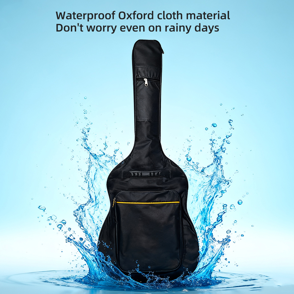 41 Inch Guitar Bag Water Resistant Guitar Case Black Padded
