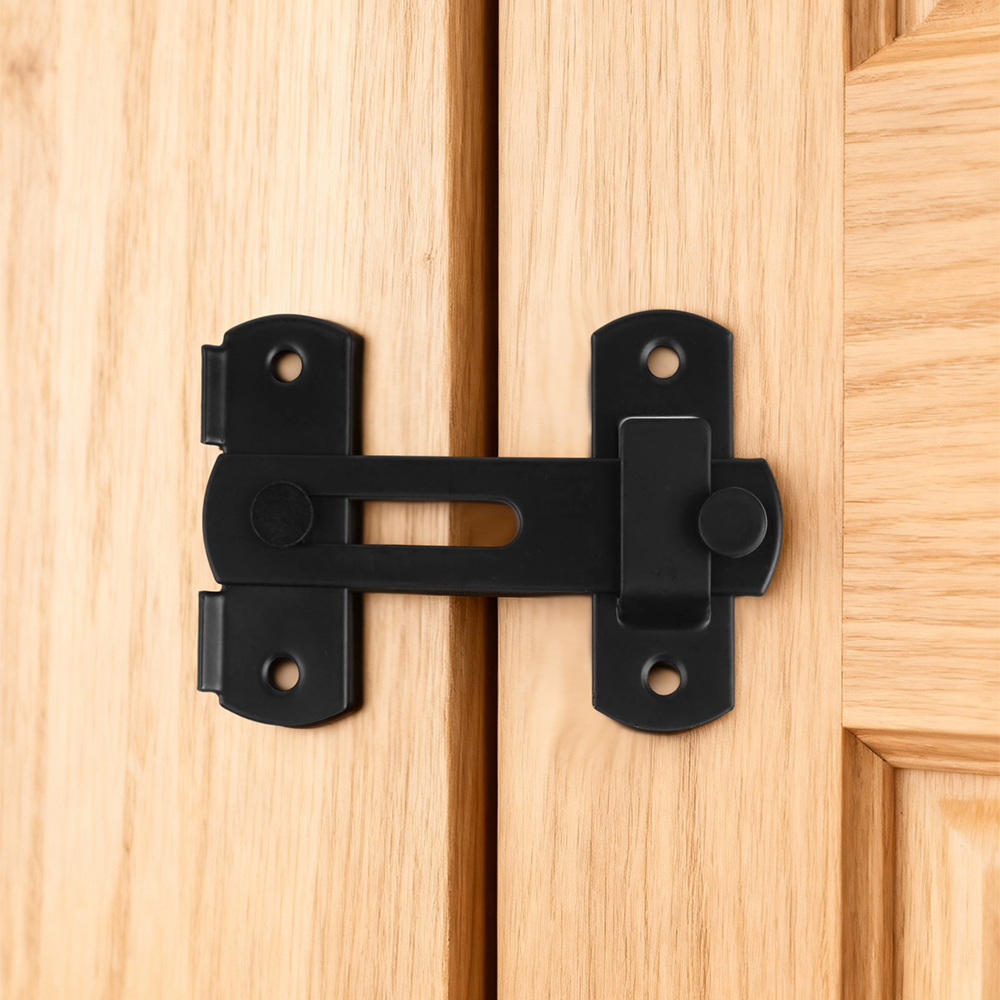 180 Degrees Flip Sliding Barn Door Lock Latch Door Bolt Latch Buckle