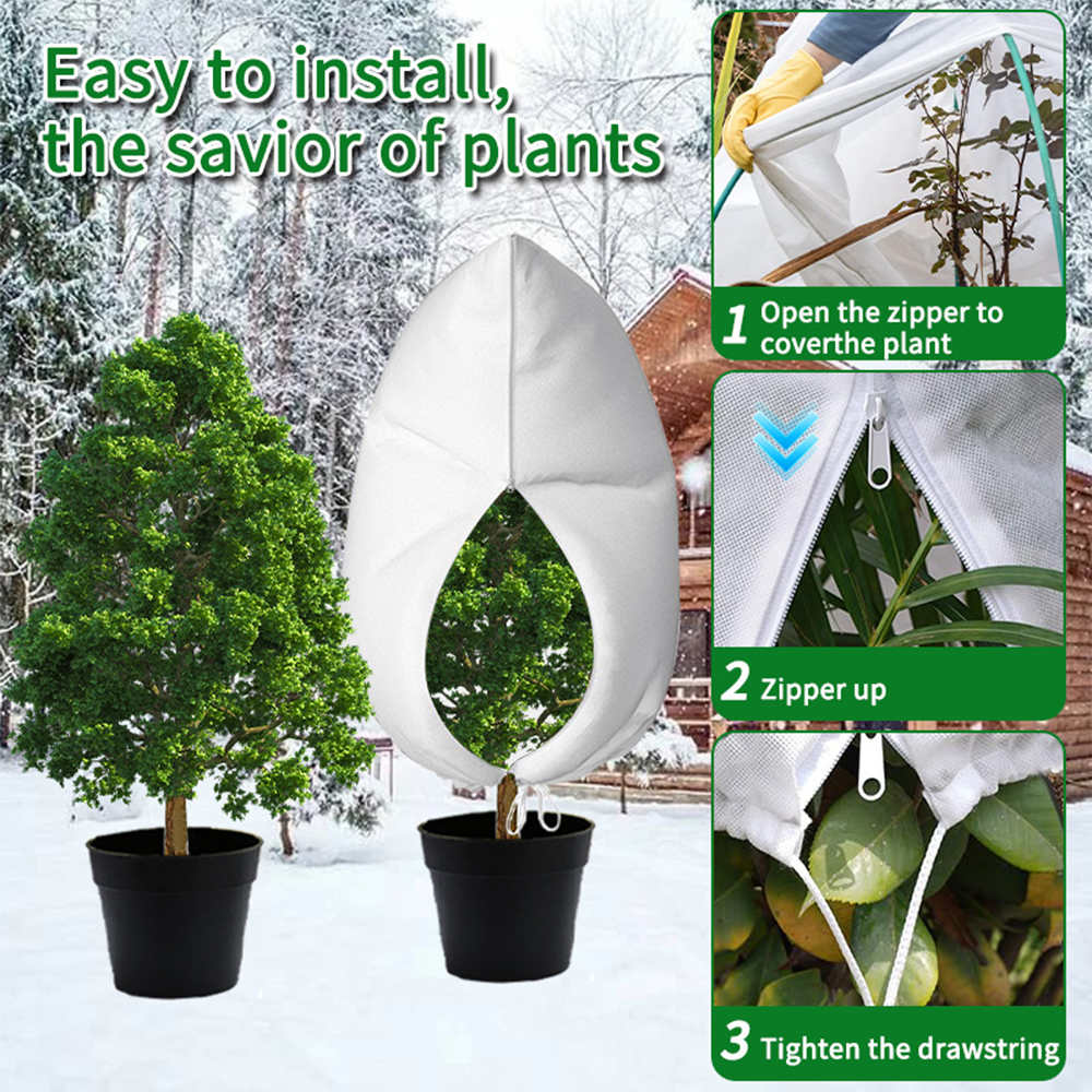 Frost Protection Fleece Plant Covers Jacket 80 x 100cm