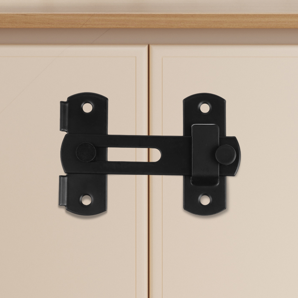 180 Degrees Flip Sliding Barn Door Lock Latch Door Bolt Latch Buckle