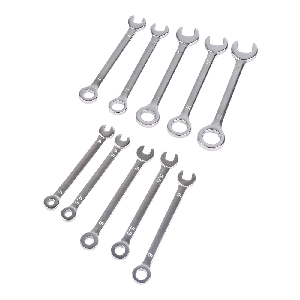 10PCS Combination Spanner Set Small Spanners Set 4mm to 11mm