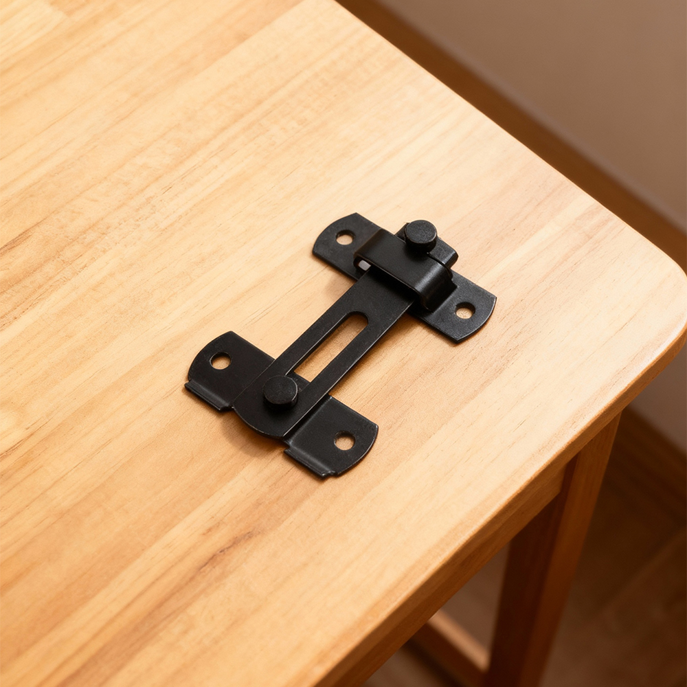 180 Degrees Flip Sliding Barn Door Lock Latch Door Bolt Latch Buckle