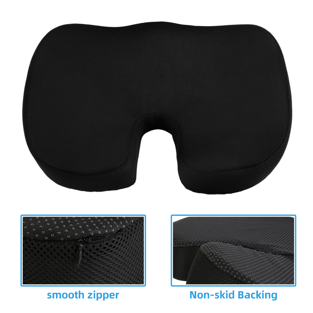 Memory Foam Seat Cushion for Coccyx Tailbone Pain Relief