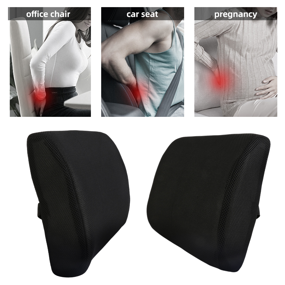 Lumbar Back Support Cushion Lumbar Support Pillow Memory Foam