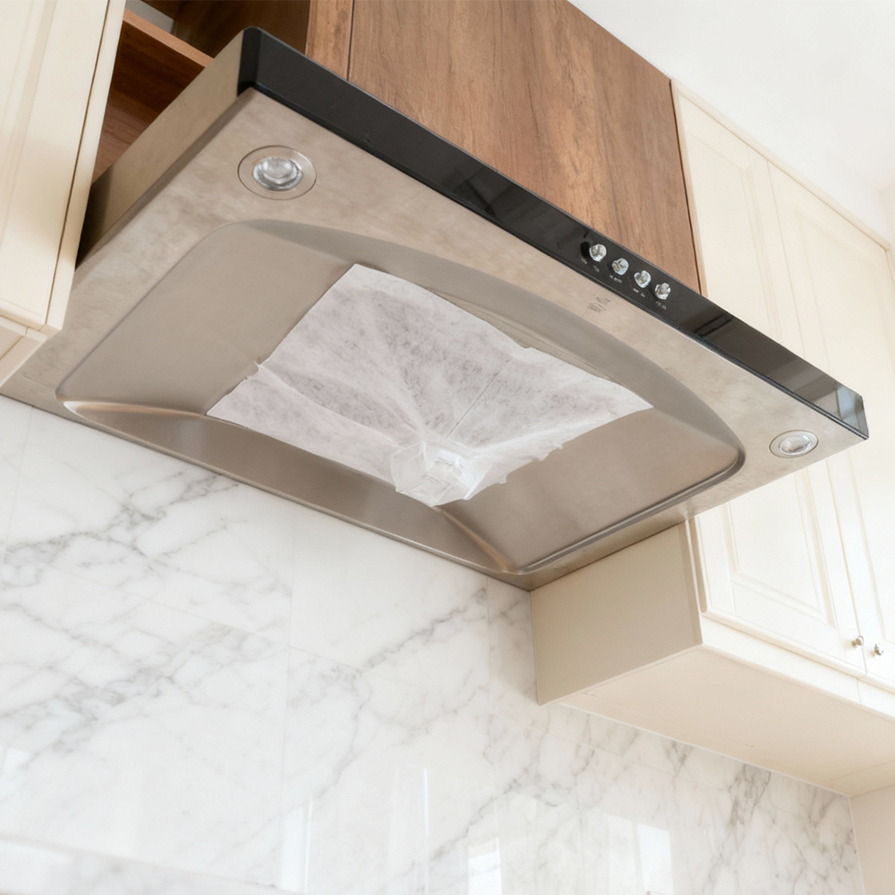 12PCS Universal Cooker Hood Filter Replacement Paper