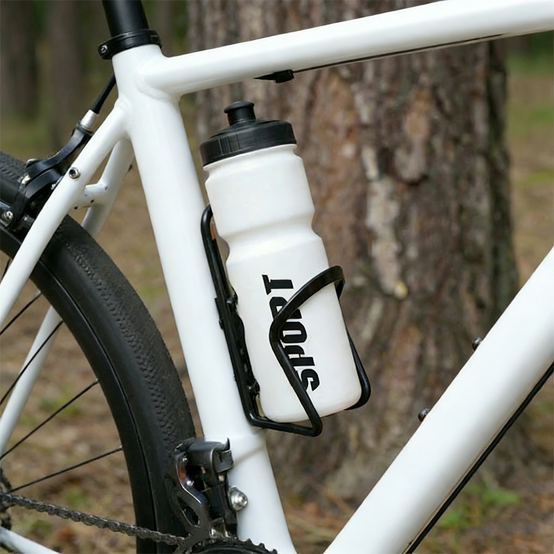 Cycling Water Bottle Holder Aluminium Bicycle Water Bottle Cup Holder 14.5cm Universal Bike Bottle Cage for Road Bike Random Color