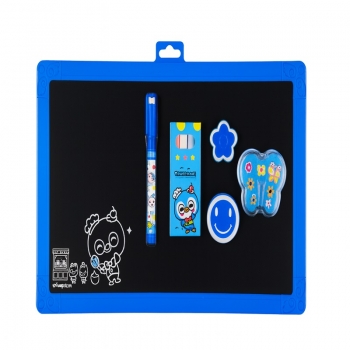 Magnetic Writing Board Set Erasable Drawing Panel with Marker Cartoon Random Color 30 x 20cm