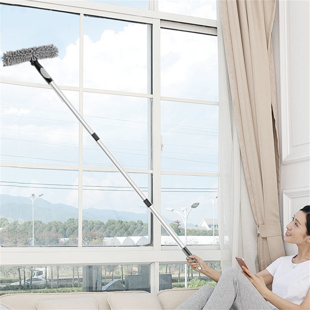 4.5m Telescopic Squeegee Cleaner Window Cleaning Kit for Glass Extendable Pole